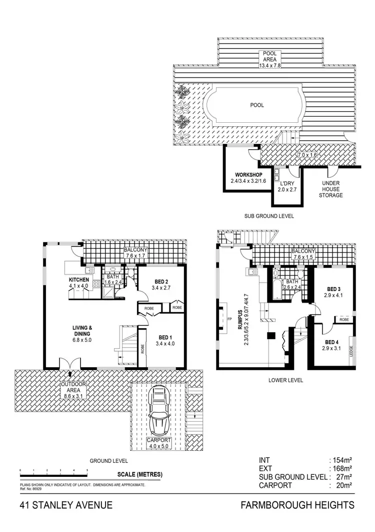 Floorplan of Homely house listing, 41 Stanley Ave, Farmborough Heights NSW 2526