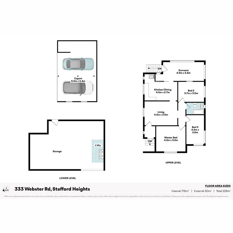 Floorplan of Homely house listing, 333 Webster Road, Stafford Heights QLD 4053