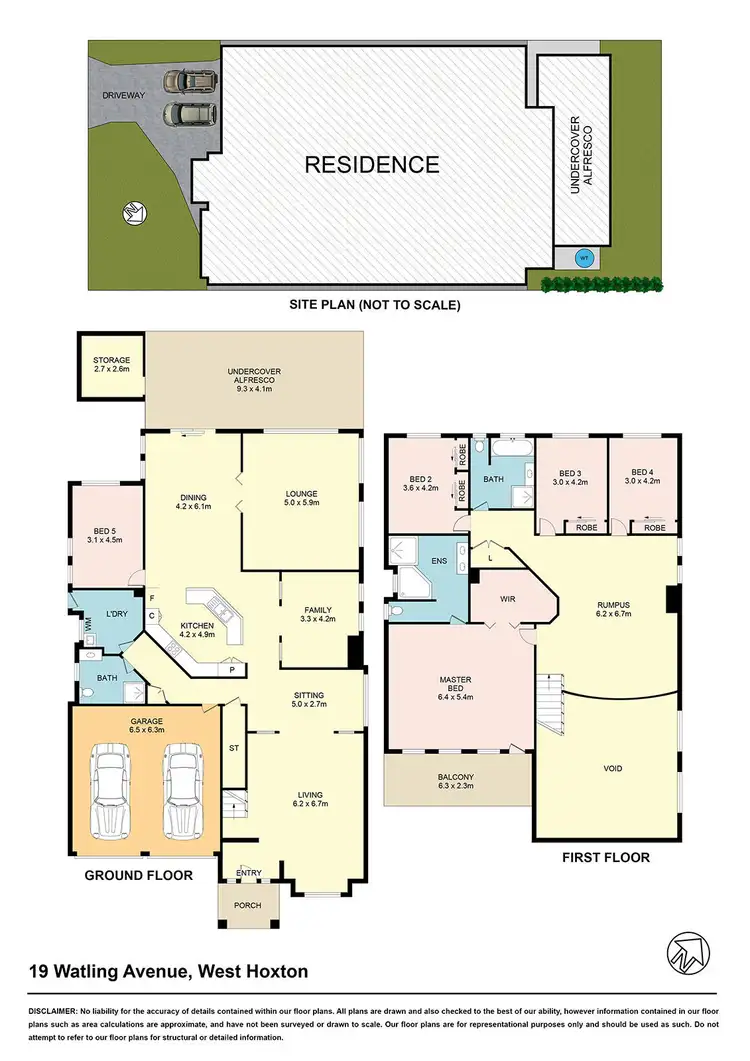Floorplan of Homely house listing, 19 Watling Avenue, West Hoxton NSW 2171