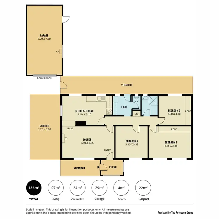 Floorplan of Homely house listing, 15 Crisp Road, Elizabeth Downs SA 5113