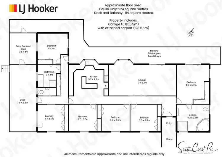 Floorplan of Homely house listing, 65 Karoola Crescent, Surfside NSW 2536