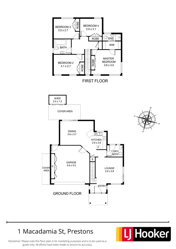 Floorplan of Homely house listing, 1 Macadamia Street, Prestons NSW 2170