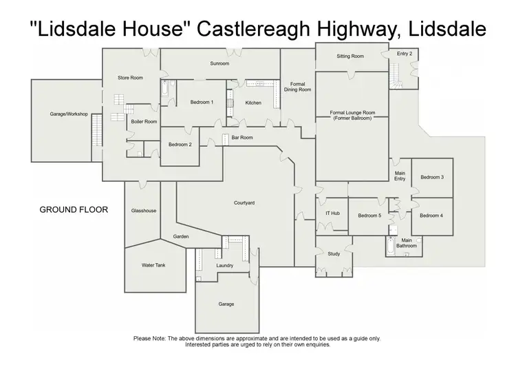 Floorplan of Homely house listing, 1384 Castlereagh Highway, Lidsdale NSW 2790