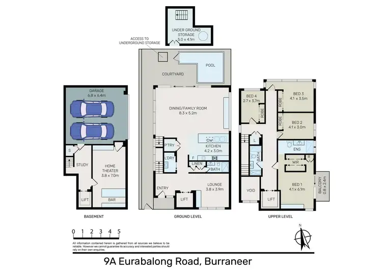 Floorplan of Homely house listing, 9A Eurabalong Road, Burraneer NSW 2230