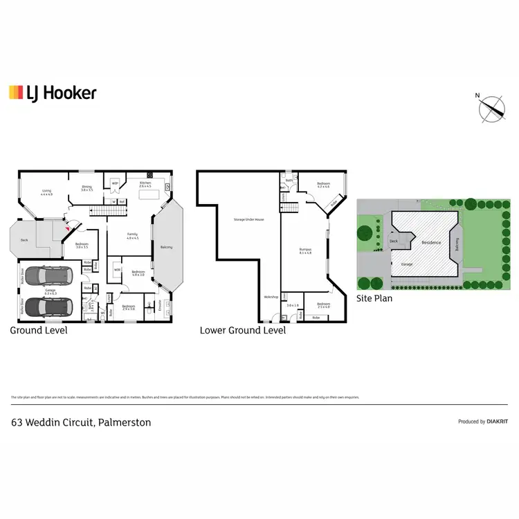 Floorplan of Homely house listing, 63 Weddin Circuit, Palmerston ACT 2913