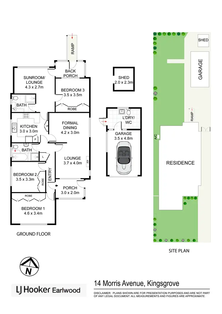 Floorplan of Homely house listing, 14 Morris Ave, Kingsgrove NSW 2208