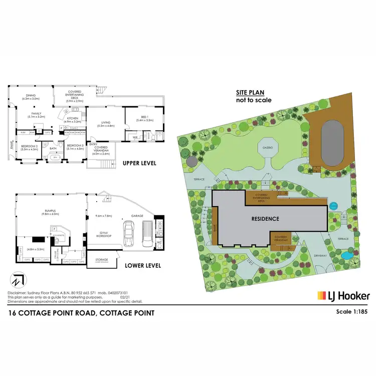 Floorplan of Homely house listing, 16 Cottage Point Road, Cottage Point NSW 2084