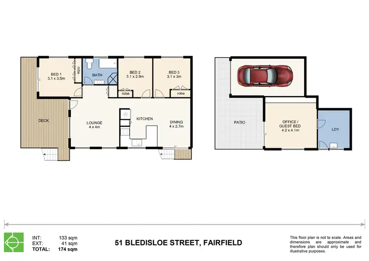 Floorplan of Homely house listing, 51 Bledisloe Street, Fairfield QLD 4103