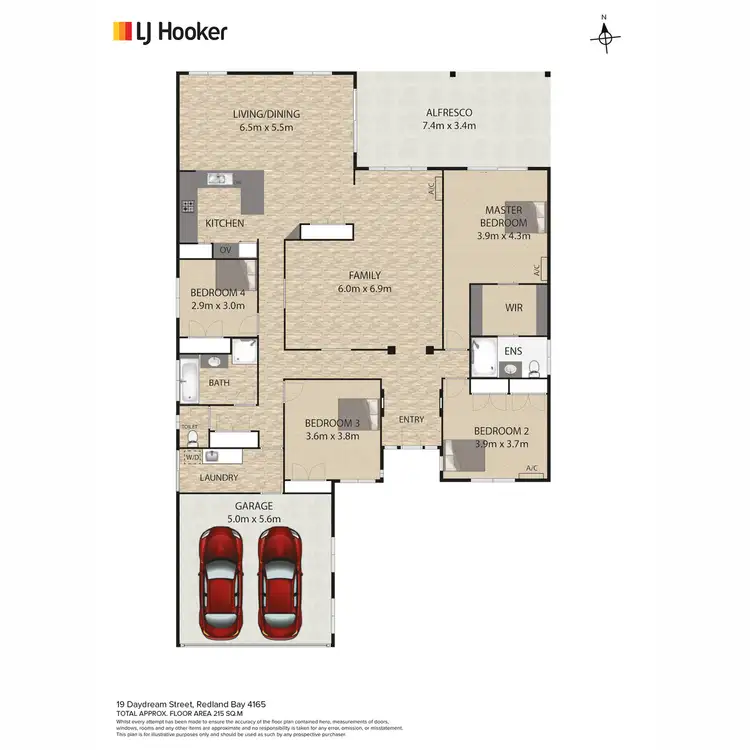 Floorplan of Homely house listing, 19 Daydream Street, Redland Bay QLD 4165