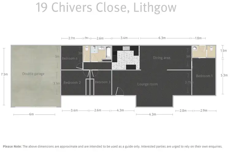 Floorplan of Homely house listing, 19 Chivers Close, Lithgow NSW 2790