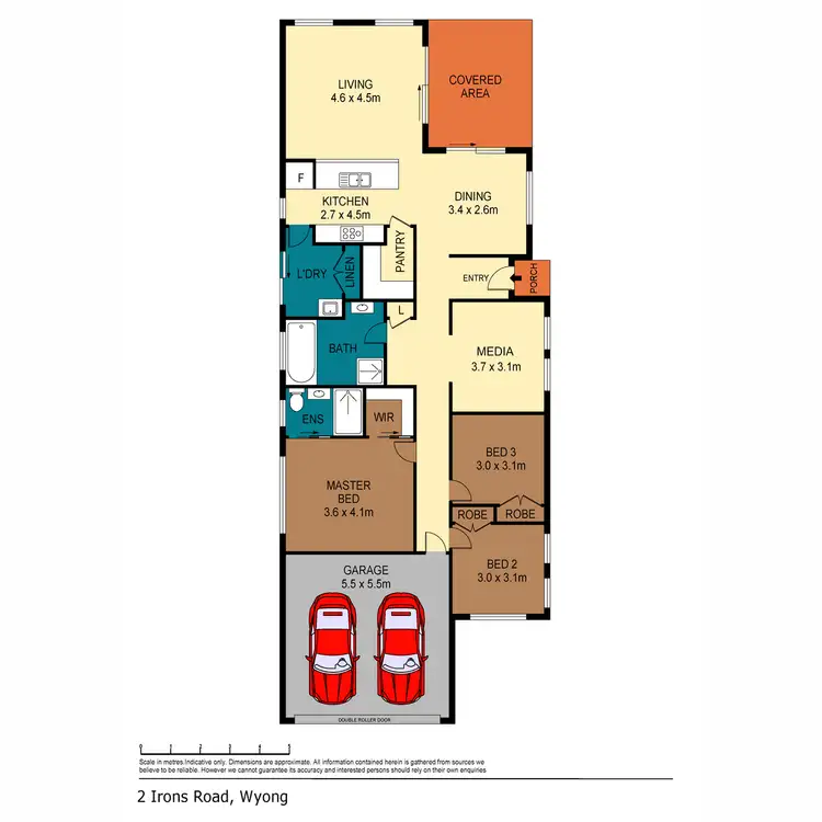 Floorplan of Homely house listing, 2 Irons Road, Kooindah Waters, Wyong NSW 2259