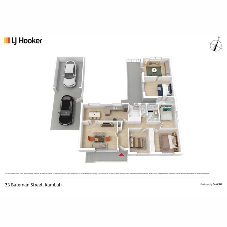 Floorplan of Homely house listing, 33 Bateman Street, Kambah ACT 2902