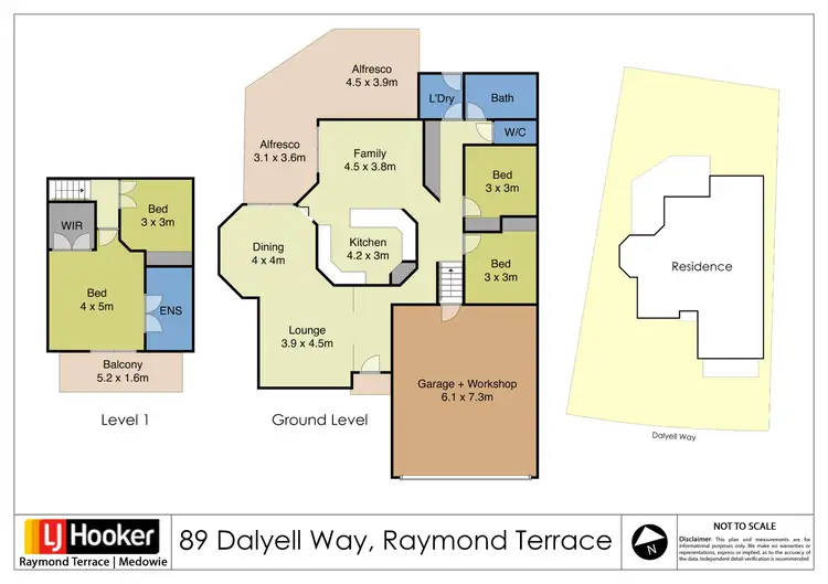 Floorplan of Homely house listing, 89 Dalyell Way, Raymond Terrace NSW 2324