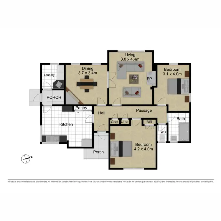 Floorplan of Homely house listing, 22 Mckinlay Street, Narrabundah ACT 2604