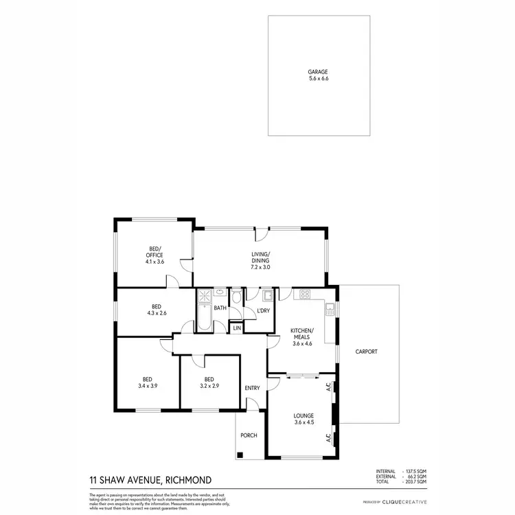 Floorplan of Homely house listing, 11 Shaw Avenue, Richmond SA 5033
