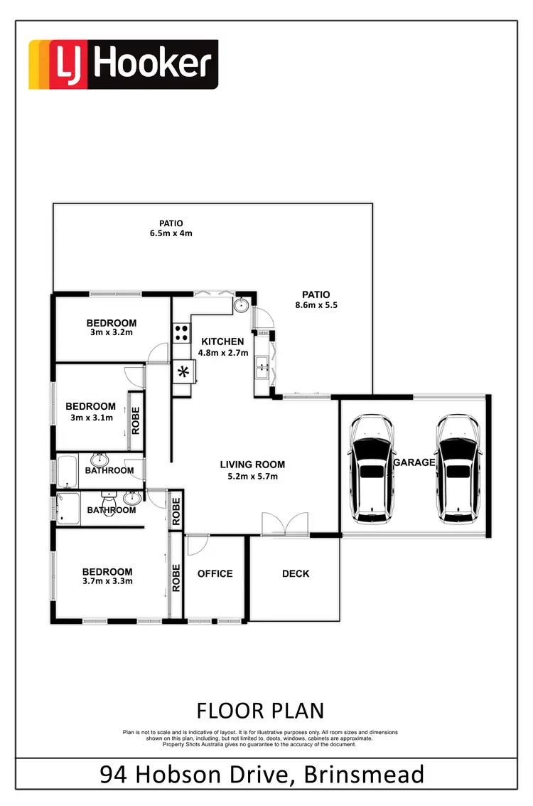 Floorplan of Homely house listing, 94 Hobson Drive, Brinsmead QLD 4870