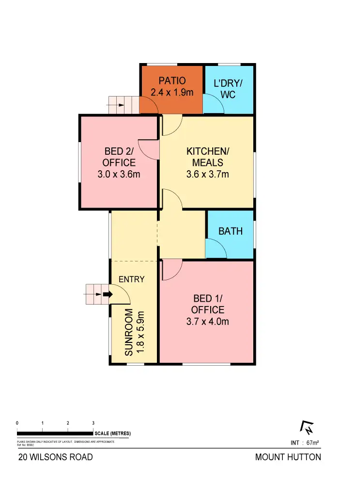 Floorplan of Homely house listing, 20 Wilsons Road, Mount Hutton NSW 2290