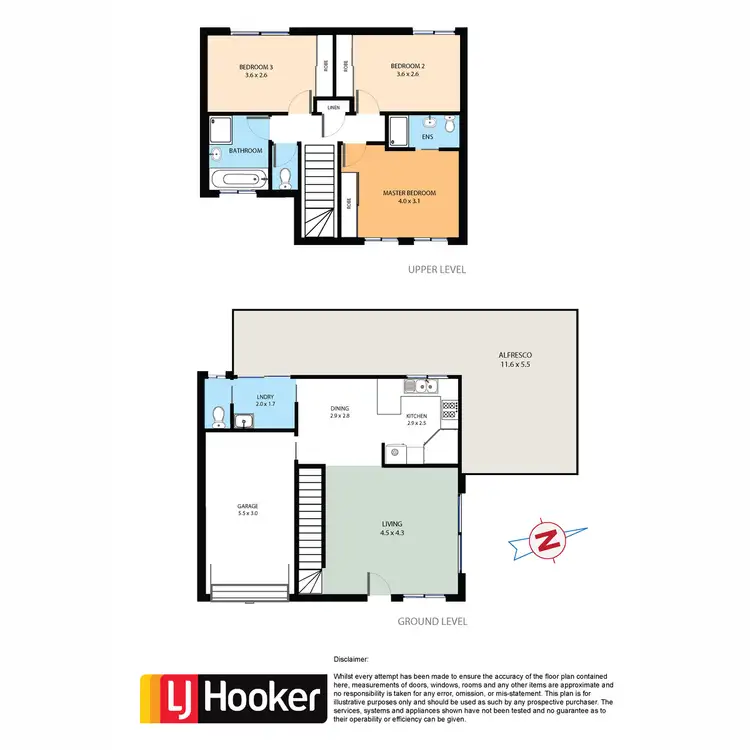 Floorplan of Homely townhouse listing, 9/34 Blenheim Avenue, Rooty Hill NSW 2766