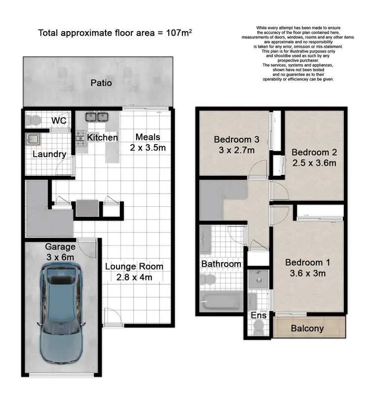 Floorplan of Homely townhouse listing, 19/17 Fleet Street, Browns Plains QLD 4118