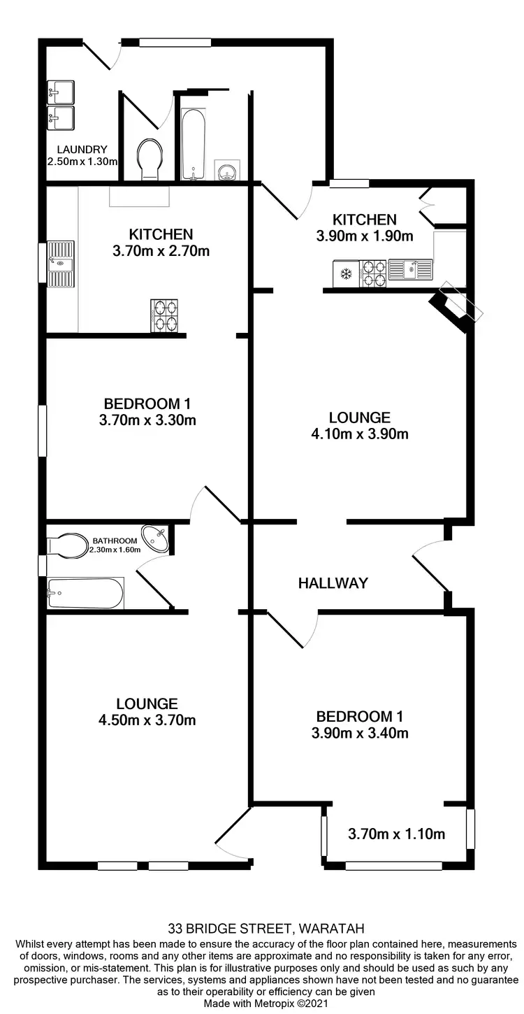 Floorplan of Homely house listing, 33 Bridge Street, Waratah NSW 2298