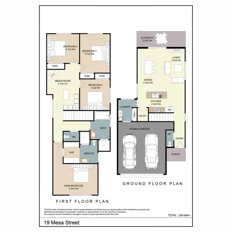 Floorplan of Homely house listing, 19 Mesa Street, Yarrabilba QLD 4207