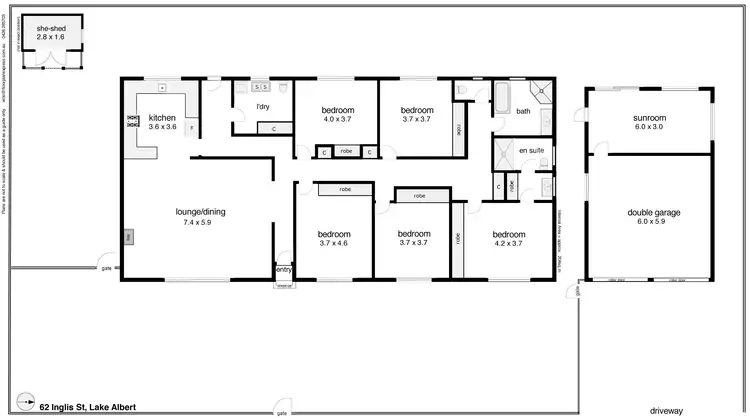 Floorplan of Homely house listing, 62 Inglis Street, Lake Albert NSW 2650
