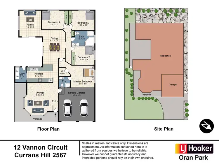 Floorplan of Homely house listing, 12 Vannon Circuit, Currans Hill NSW 2567