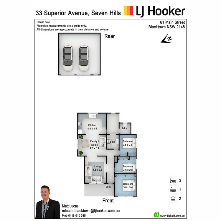 Floorplan of Homely house listing, 33 Superior Avenue, Seven Hills NSW 2147