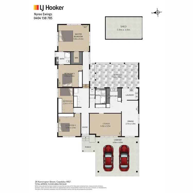 Floorplan of Homely house listing, 26 Kensington Street, Capalaba QLD 4157