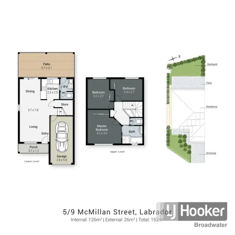 Floorplan of Homely townhouse listing, 5/9 McMillan Street, Labrador QLD 4215