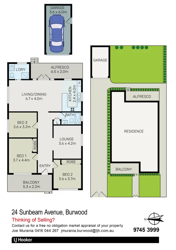 Floorplan of Homely house listing, 24 Sunbeam Avenue, Burwood NSW 2134