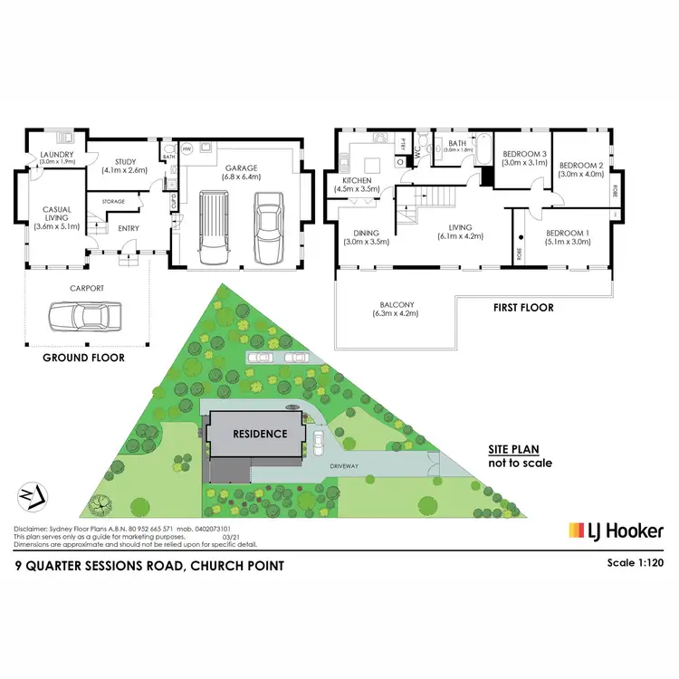 Floorplan of Homely house listing, 9 Quarter Sessions Road, Church Point NSW 2105