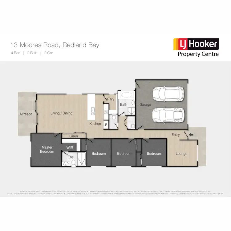 Floorplan of Homely house listing, 13 Moores Road, Redland Bay QLD 4165