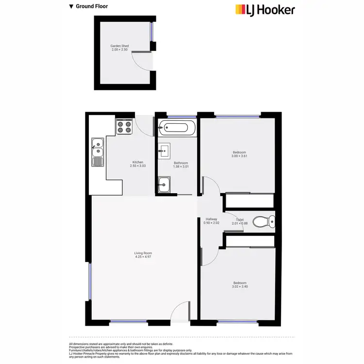 Floorplan of Homely unit listing, 3/30 Easton Avenue, West Moonah TAS 7009