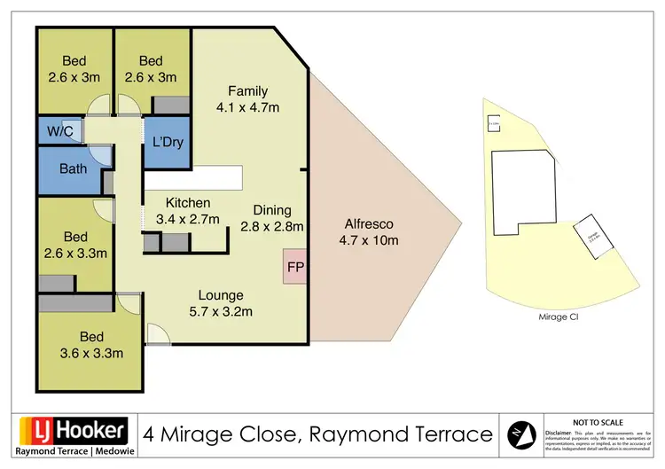 Floorplan of Homely house listing, 4 Mirage Close, Raymond Terrace NSW 2324