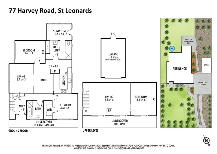 Floorplan of Homely house listing, 77 Harvey Road, St Leonards VIC 3223