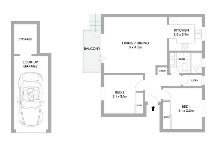 Floorplan of Homely apartment listing, 7/61 Avalon Parade, Avalon Beach NSW 2107