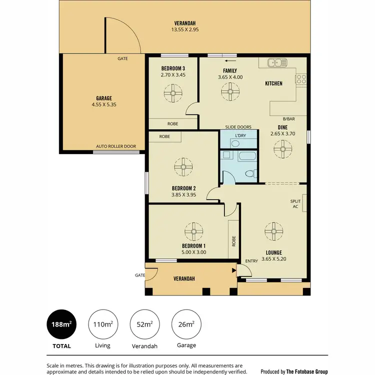 Floorplan of Homely house listing, 18 Ruby Street, Peterhead SA 5016