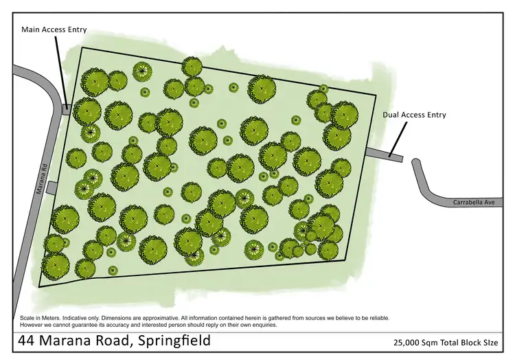Floorplan of Homely land listing, 44 Marana Road, Springfield NSW 2250