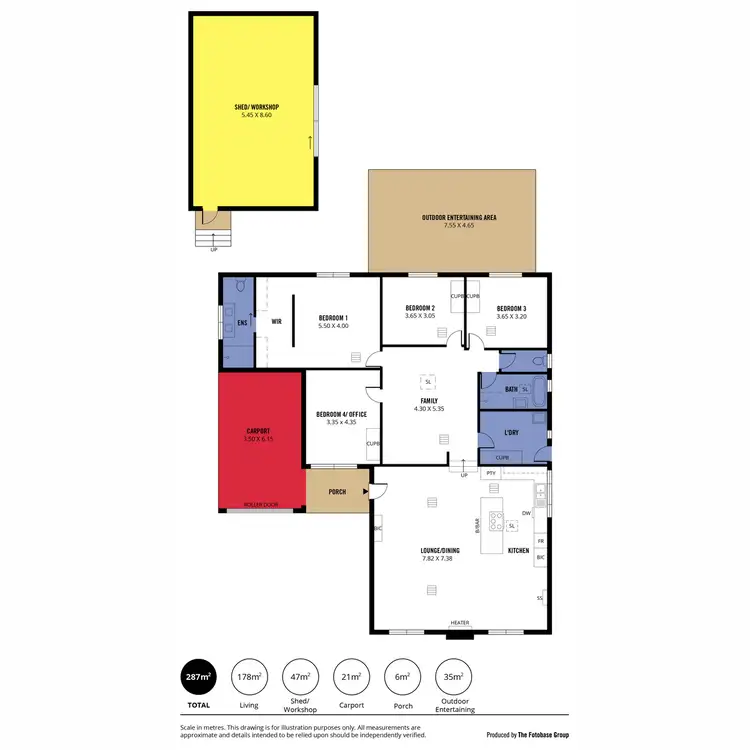 Floorplan of Homely house listing, 20 Oliver Street, Reynella SA 5161