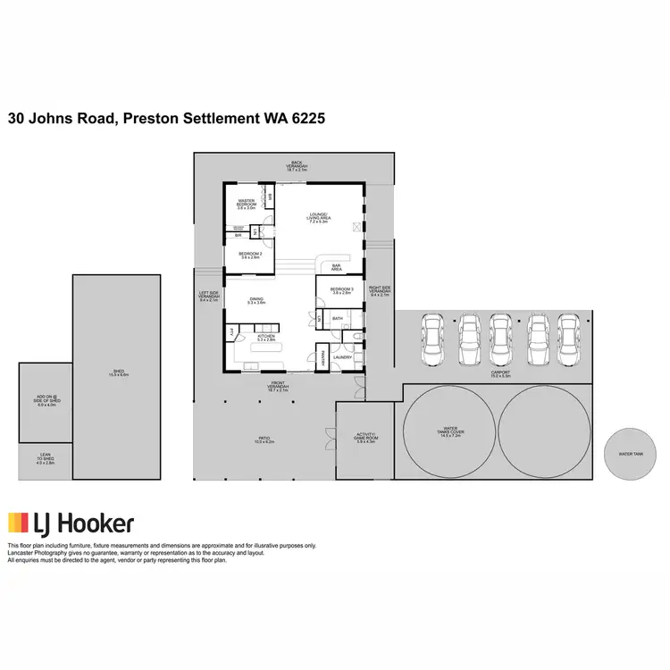 Floorplan of Homely house listing, 30 Johns Road, Preston Settlement WA 6225