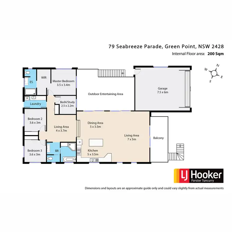 Floorplan of Homely house listing, 79 Seabreeze Parade, Green Point NSW 2428