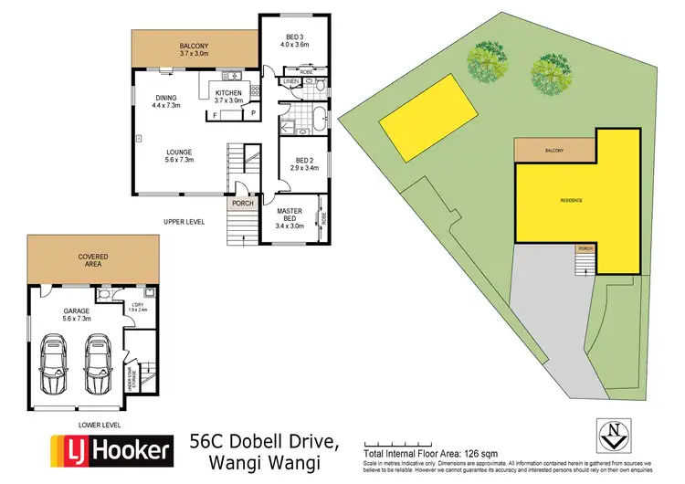 Floorplan of Homely house listing, 56c Dobell Drive, Wangi Wangi NSW 2267