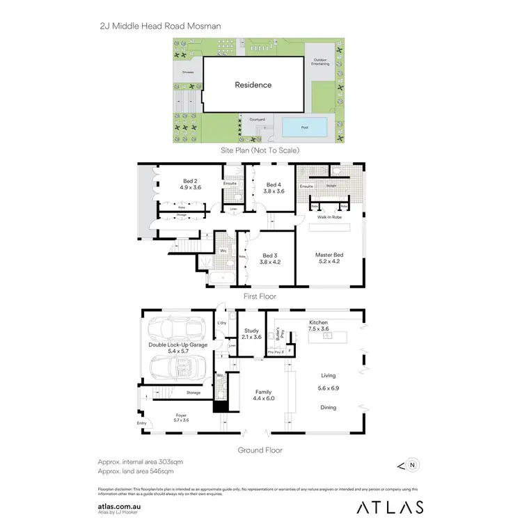 Floorplan of Homely house listing, 2J Middle Head Road, Mosman NSW 2088