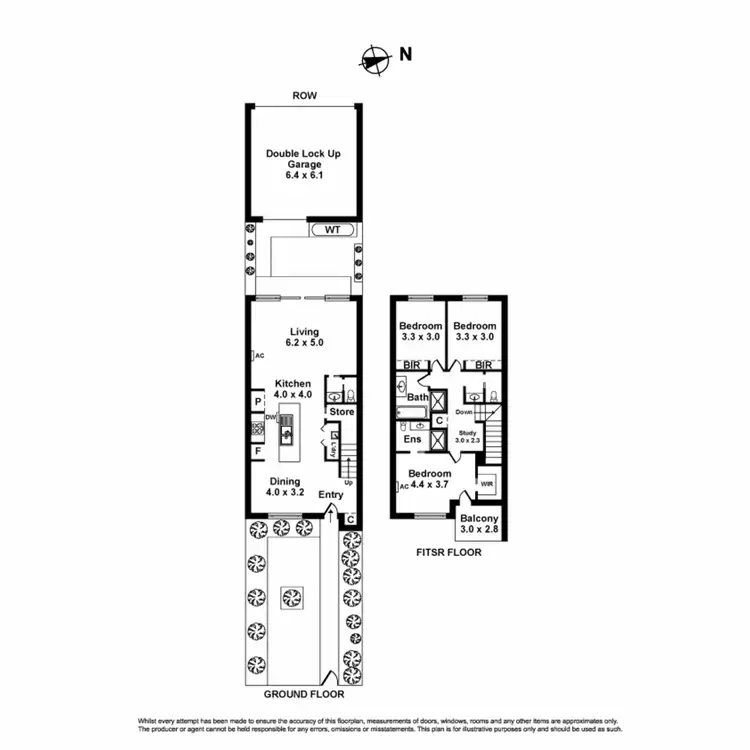 Floorplan of Homely townhouse listing, 2/2 Crown Street, Laverton VIC 3028