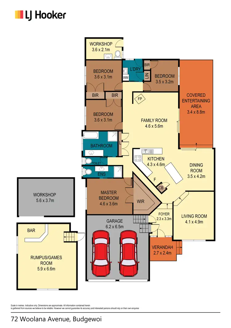 Floorplan of Homely house listing, 72 Woolana Avenue, Budgewoi NSW 2262