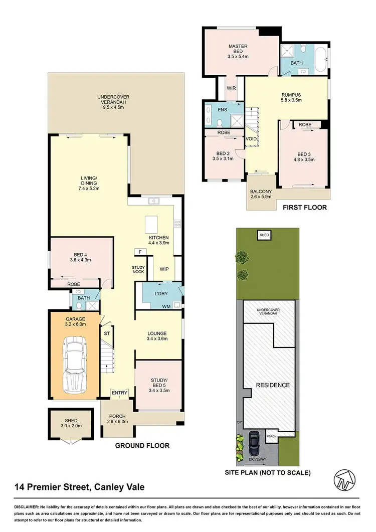 Floorplan of Homely house listing, 14 Premier Street, Canley Vale NSW 2166