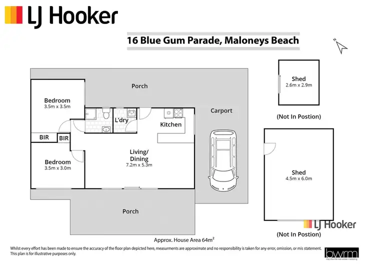 Floorplan of Homely house listing, 16 Blue Gum Parade, Maloneys Beach NSW 2536
