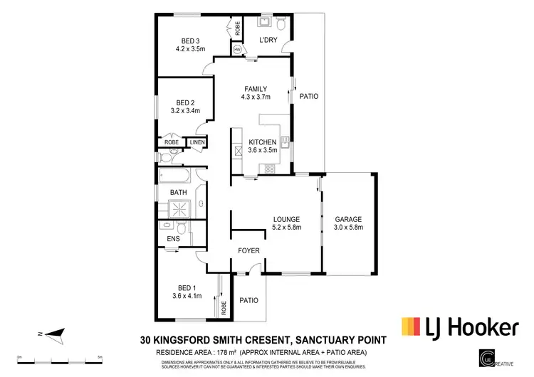 Floorplan of Homely house listing, 30 Kingsford Smith Crescent, Sanctuary Point NSW 2540