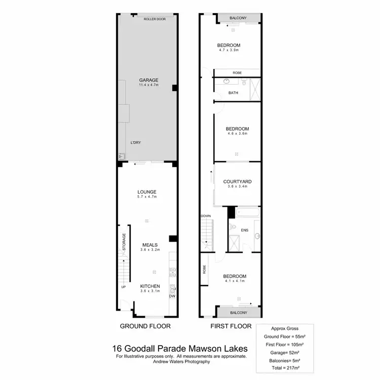 Floorplan of Homely house listing, 16 Goodall Parade, Mawson Lakes SA 5095